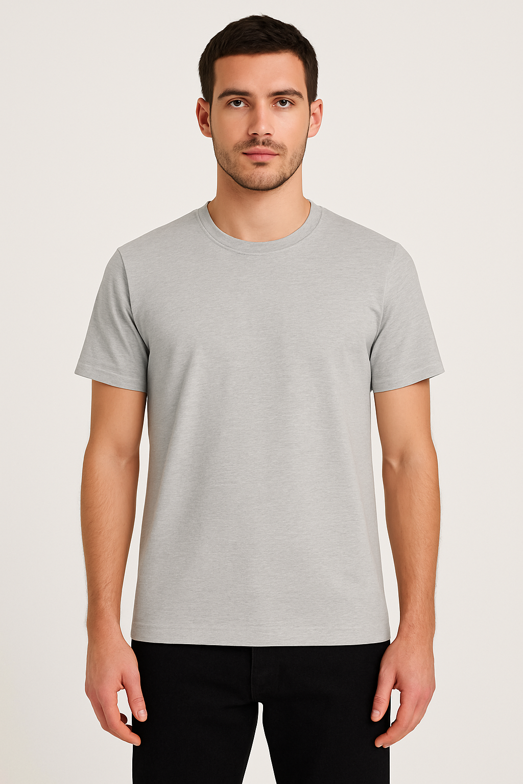 Yellow round neck t-shirt for men and women soft, comfortable, stretchable and relaxed fit laze.co.in